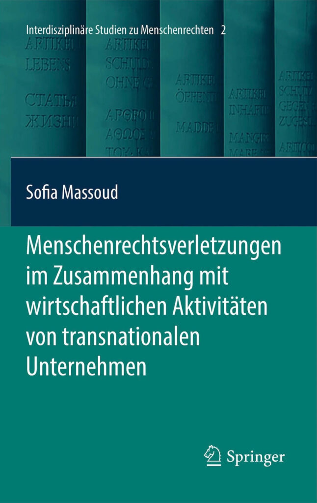 Cover "Menschenrechtsverletzungen im Zusammenhang mit wirtschaftlichen Aktivitätenvon transnationalen Unternehmen"
