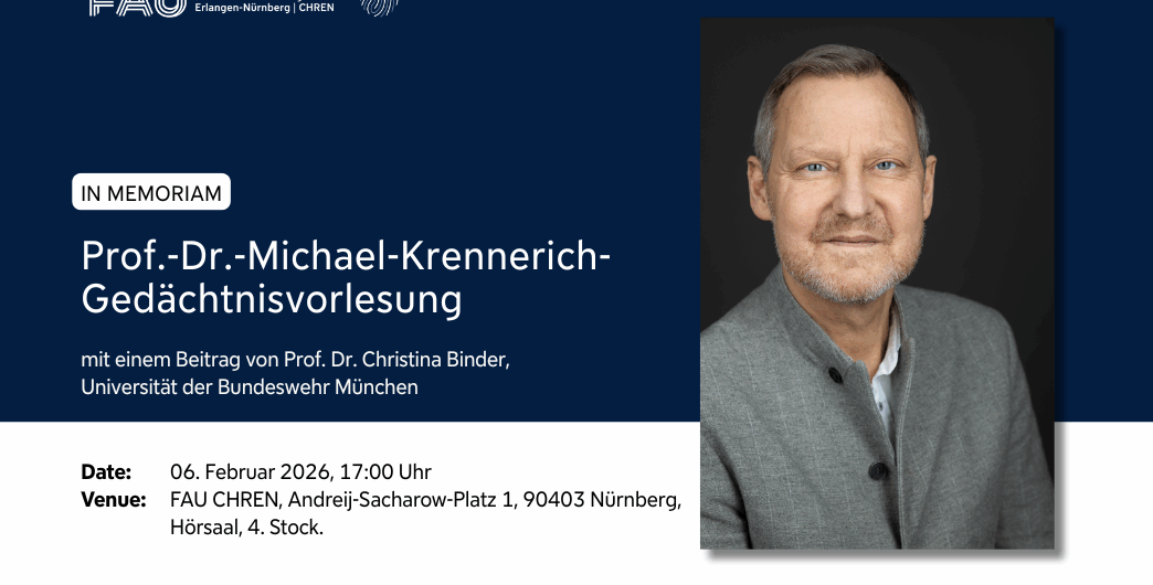 Michael-Krennerich-Gedächtnisvorlesung, 06.02.2026. Bild: privat.